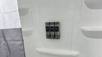 Towels, soap, toilet paper