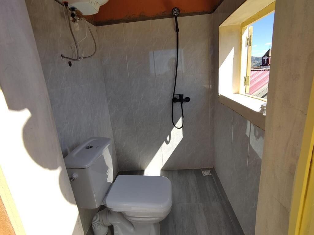 Basic Twin Room, Balcony, Mountain View | Bathroom | Towels, soap, toilet paper