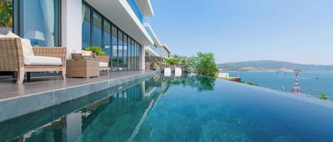 Villa, 4 Bedrooms, Private Pool, Beachfront | Beach/ocean view