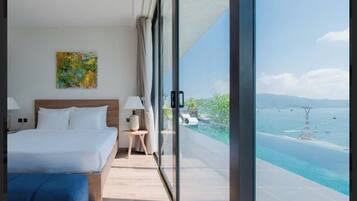 Villa, 4 Bedrooms, Private Pool, Beachfront | Desk, laptop workspace, soundproofing, free WiFi