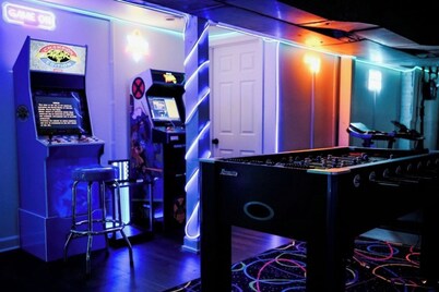 Theater • Game Room • Gym • Firepit • 4BR Home