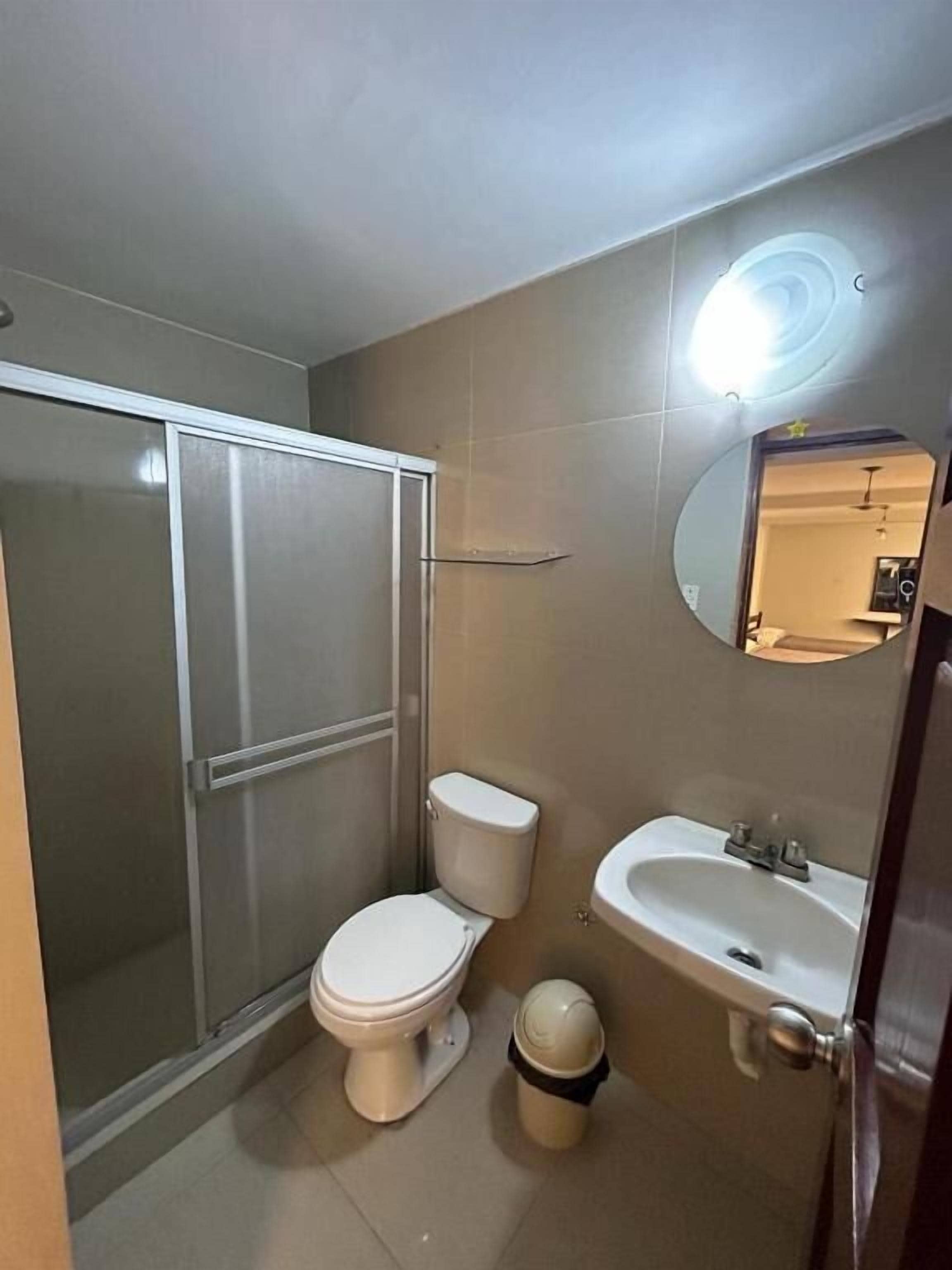 Family Quadruple Room | Bathroom | Shower, towels, soap, toilet paper