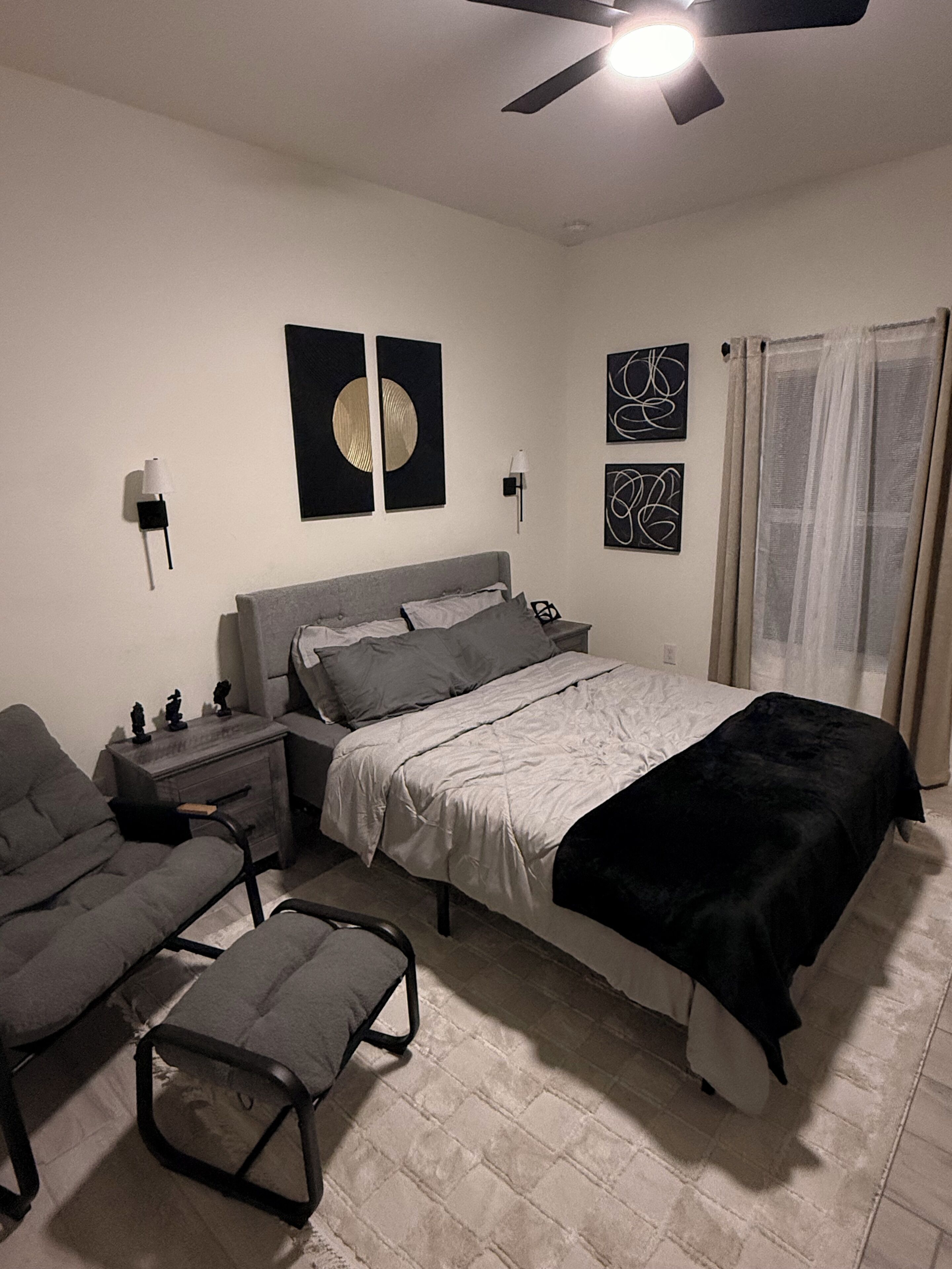 3 bedrooms, iron/ironing board, WiFi, bed sheets