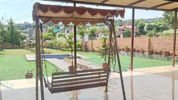 Deluxe Double Room, Balcony, Mountain View | Property grounds