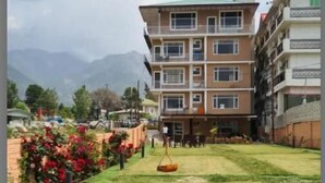 Deluxe Double Room, Balcony, Mountain View | Property grounds - Asian resort n farm  (Dharamshala)