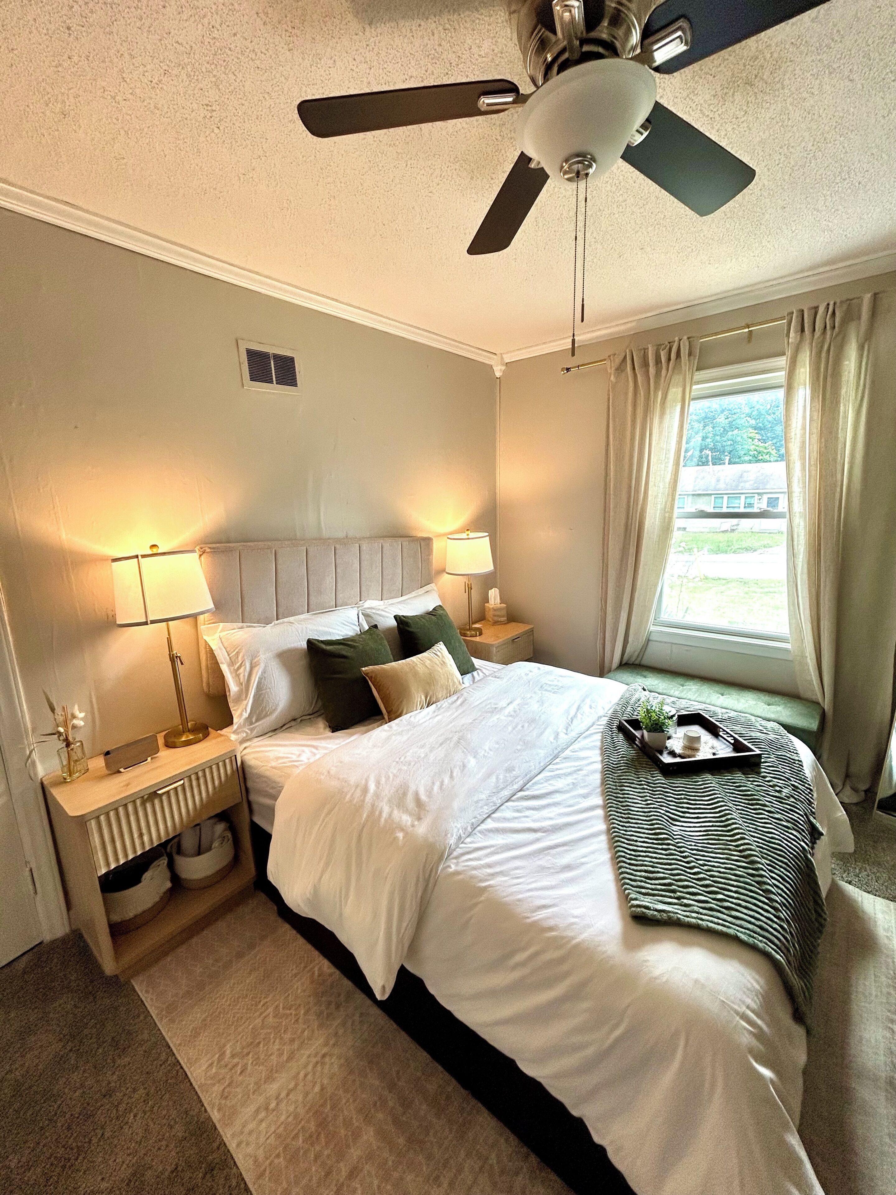 4 chambres, fer et planche à repasser, Wi-Fi, literie fournie