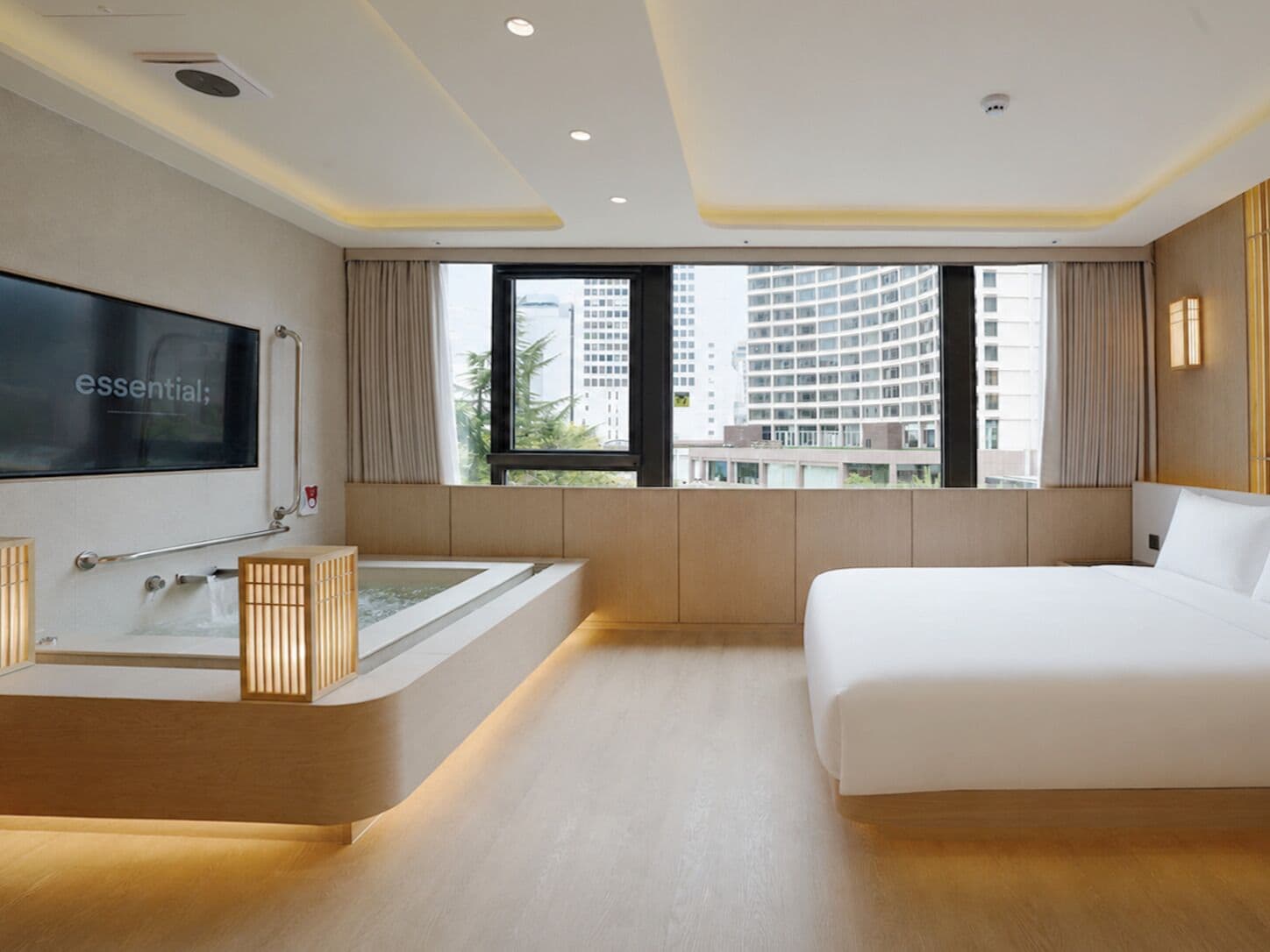 Basic Double Room, City View | Langsir/tirai gelap terus, seterika/papan seterika, Wi-fi percuma 