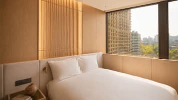 Private Spa Suite - Plaza View | Cortinas opacas, tabla de planchar con plancha, wifi gratis
