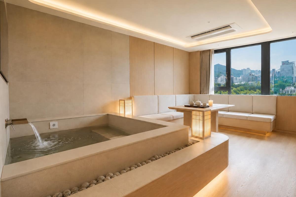 Grand Spa Suite - Plaza View | Näkymä huoneesta