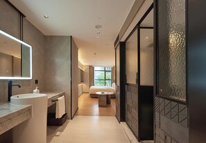 Singola Comfort, vista città | Bagno | Asciugacapelli, asciugamani
