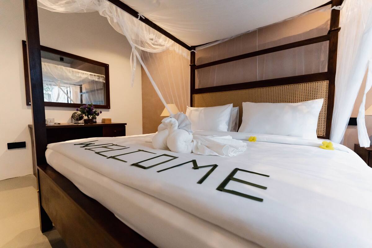 Economy-Doppelzimmer, Gartenblick