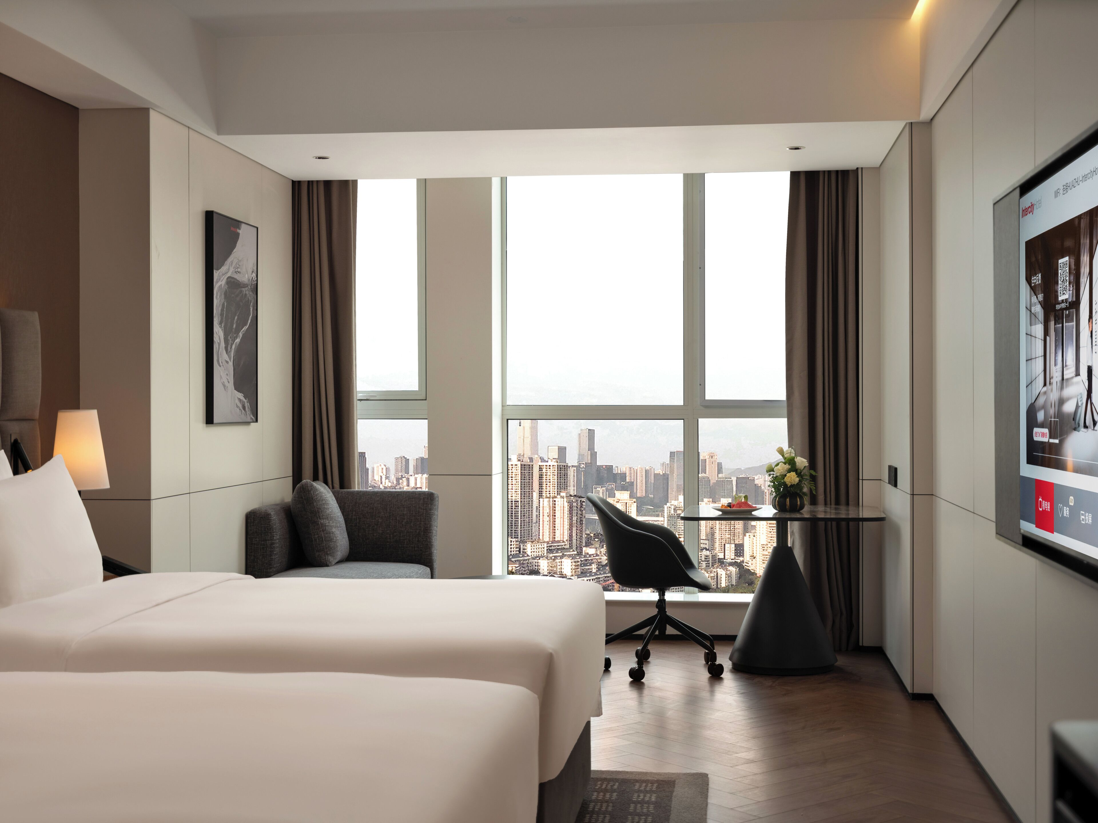 Phòng 2 giường đơn Executive, quang cảnh thành phố | Quang cảnh từ phòng