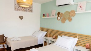 1 多间卧室、熨斗/熨衣板、旅行婴儿床、免费 WiFi