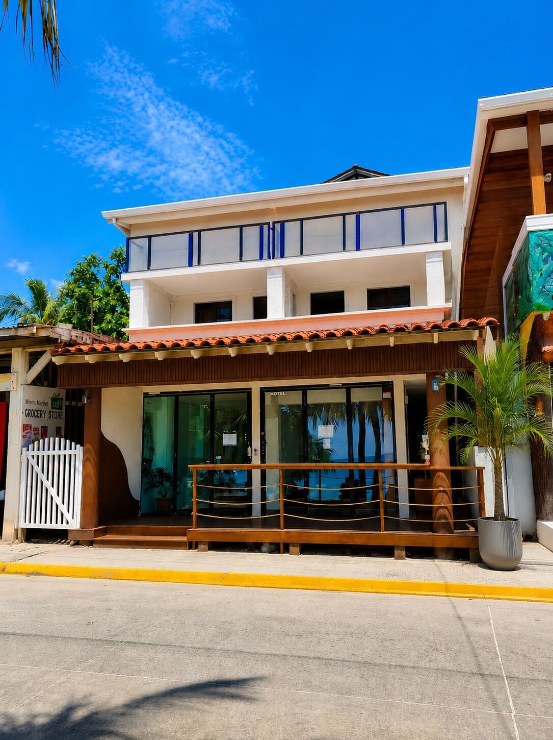 Fachada de la propiedad