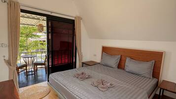 Habitación doble clásica, balcón, vista al mar