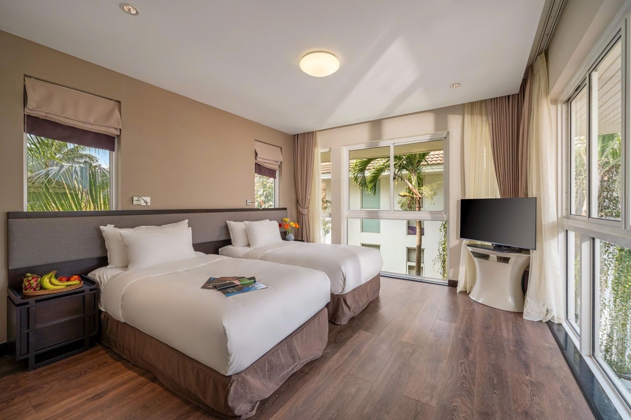 Villa, 6 Bedrooms, Private Pool, Beachside | Premium bedding, desk, blackout curtains, soundproofing