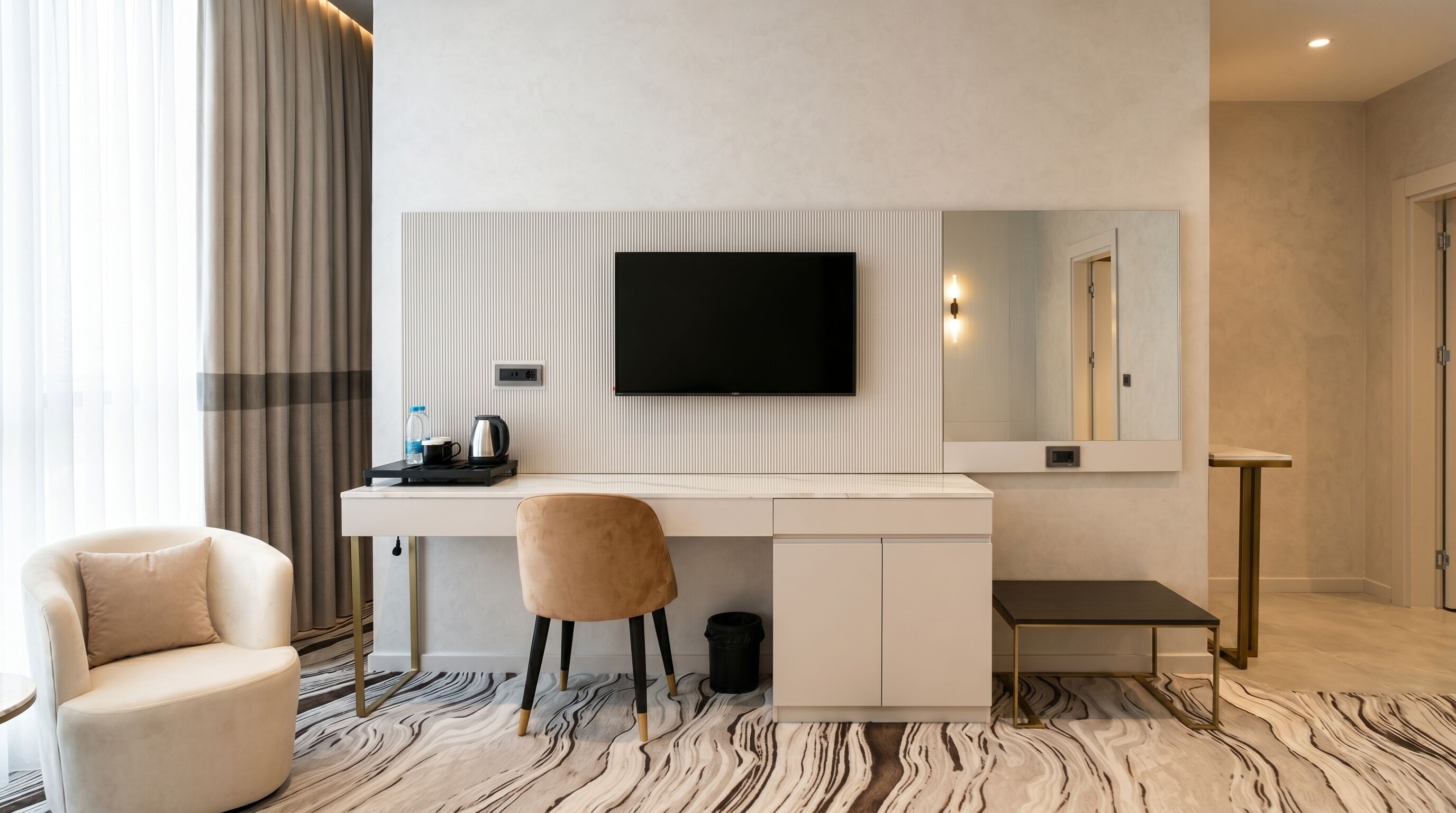 Trendy Room with 2 Single Beds | Interior