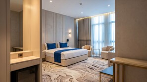 Minibar, wifi gratis y ropa de cama