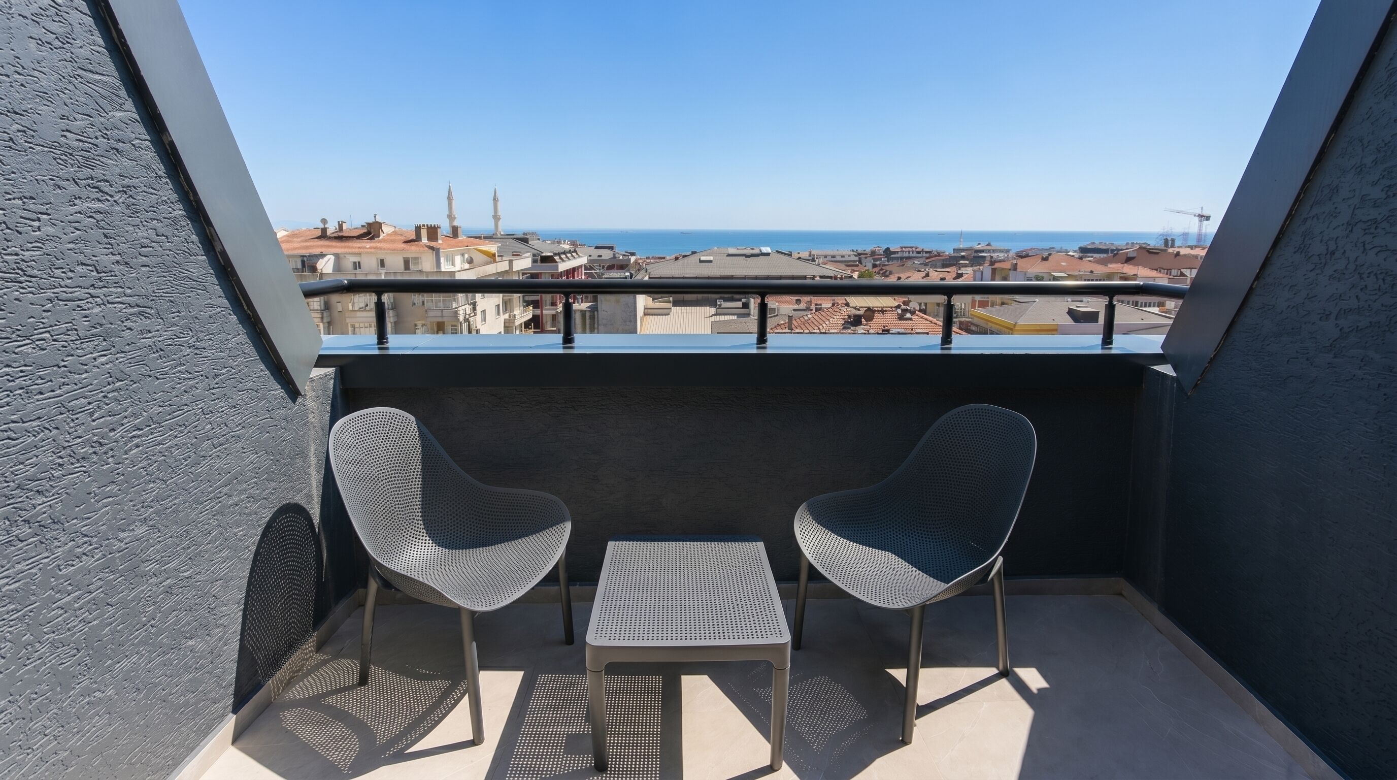 Superior Room with King Size Bed, Balcony, Sea View | View from room