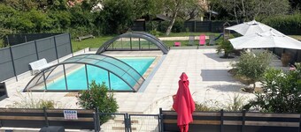 Farm with a pool
