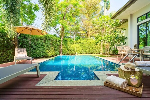 Pool - Premium 3BR Pool Villa In Cherngthalay (Tambon Choeng Thale)