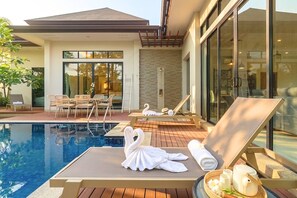 Pool - Premium 3BR Pool Villa In Cherngthalay (Tambon Choeng Thale)