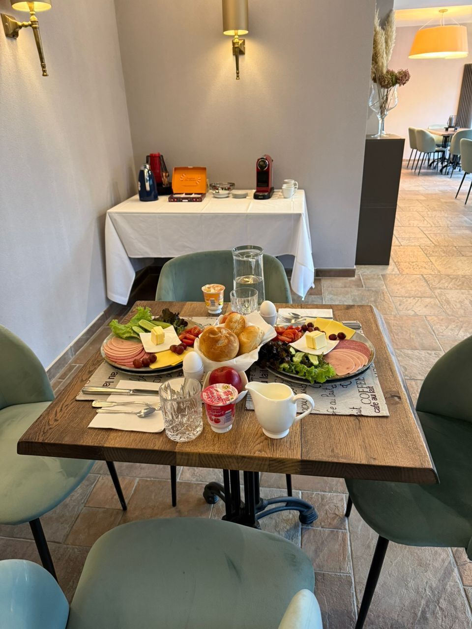 Daily continental breakfast for a fee
