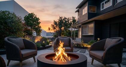 Pension-style accommodations with hot springs