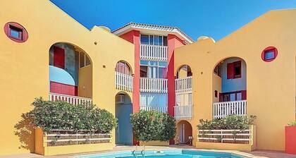Les couleurs catalans: beach 3 min,pool, air condition, terrace, outdoor kitchen