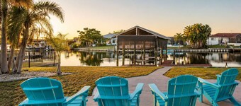 ‼️Apollo Beach Waterfront - Boat Slip & Patio