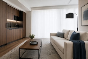 Junior-Zimmer, Stadtblick | Wohnbereich