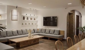 Premium-huoneisto, kaupunkinäköala | Oleskelualue