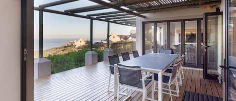 Villa, 4 Bedrooms, Patio, Ocean View | Outdoor dining