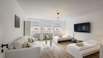 Apartamento, 3 habitaciones | Tabla de planchar con plancha, wifi gratis, ropa de cama