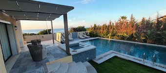 Villa Bel Azur: Panoramic View of the Sea and the Golf Course