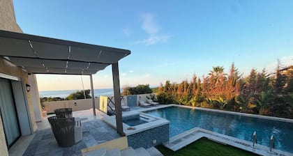 Villa Bel Azur: Panoramic View of the Sea and the Golf Course