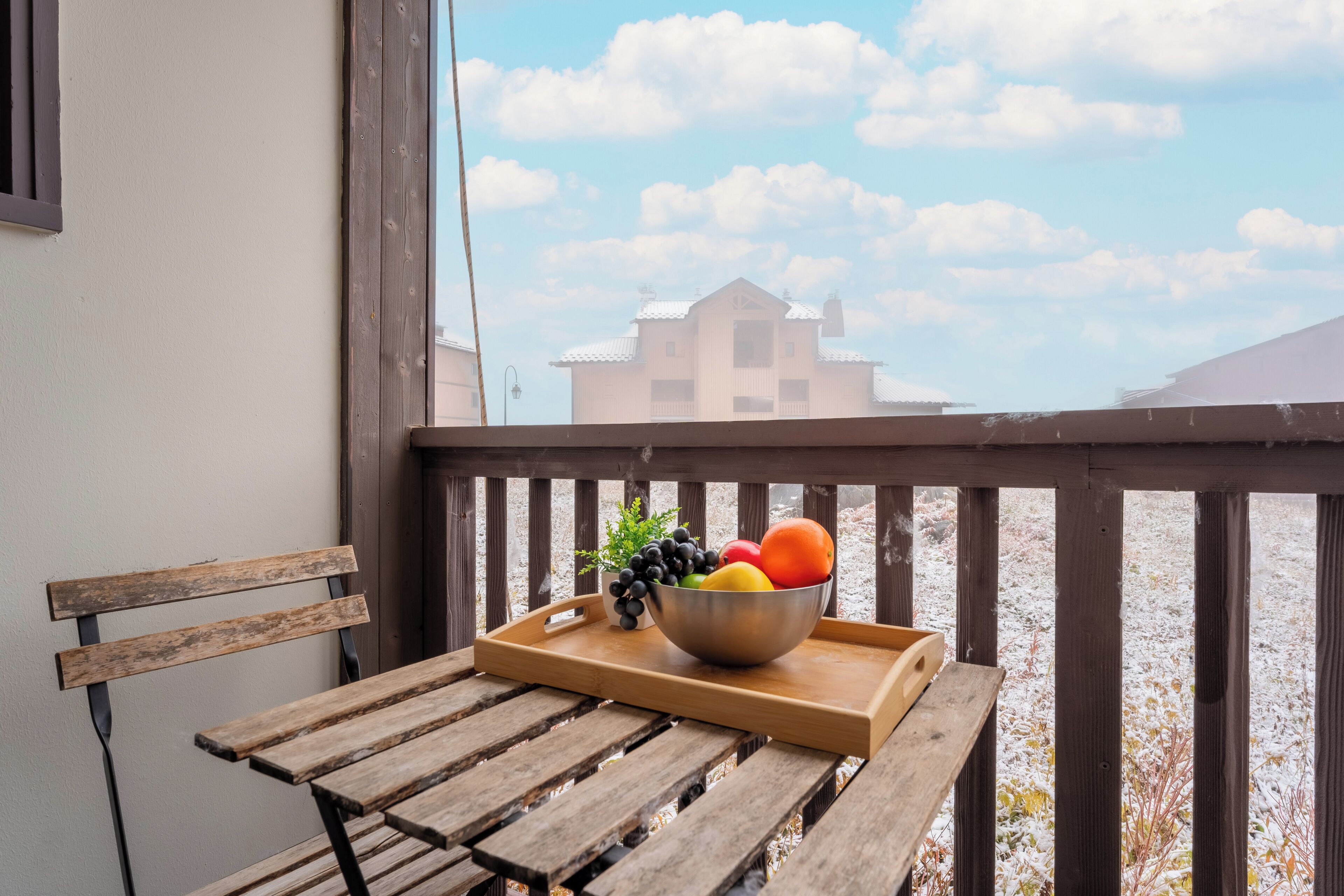 Classic Apartment, Balcony, Mountain View | Outdoor dining