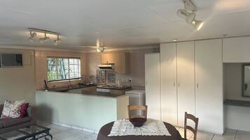 House, 1 Bedroom, Balcony | Private kitchen
