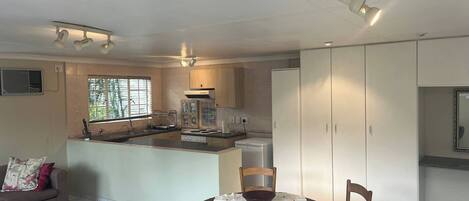 House, 1 Bedroom, Balcony | Private kitchen