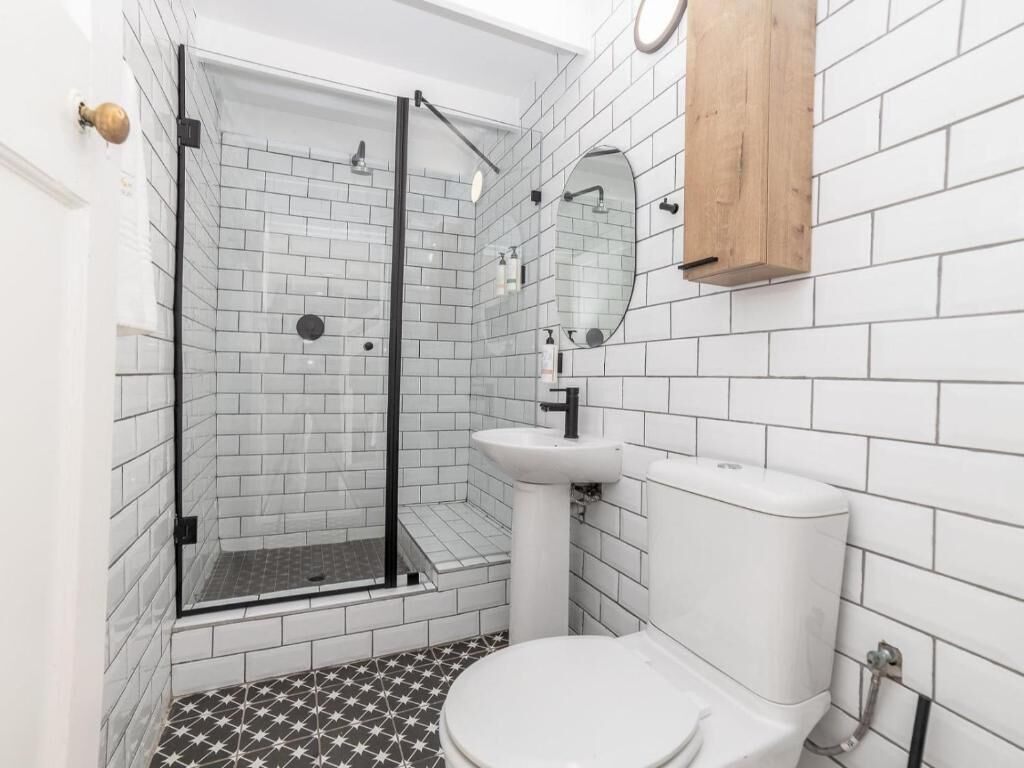 Deluxe-Apartment, Gartenblick | Badezimmer
