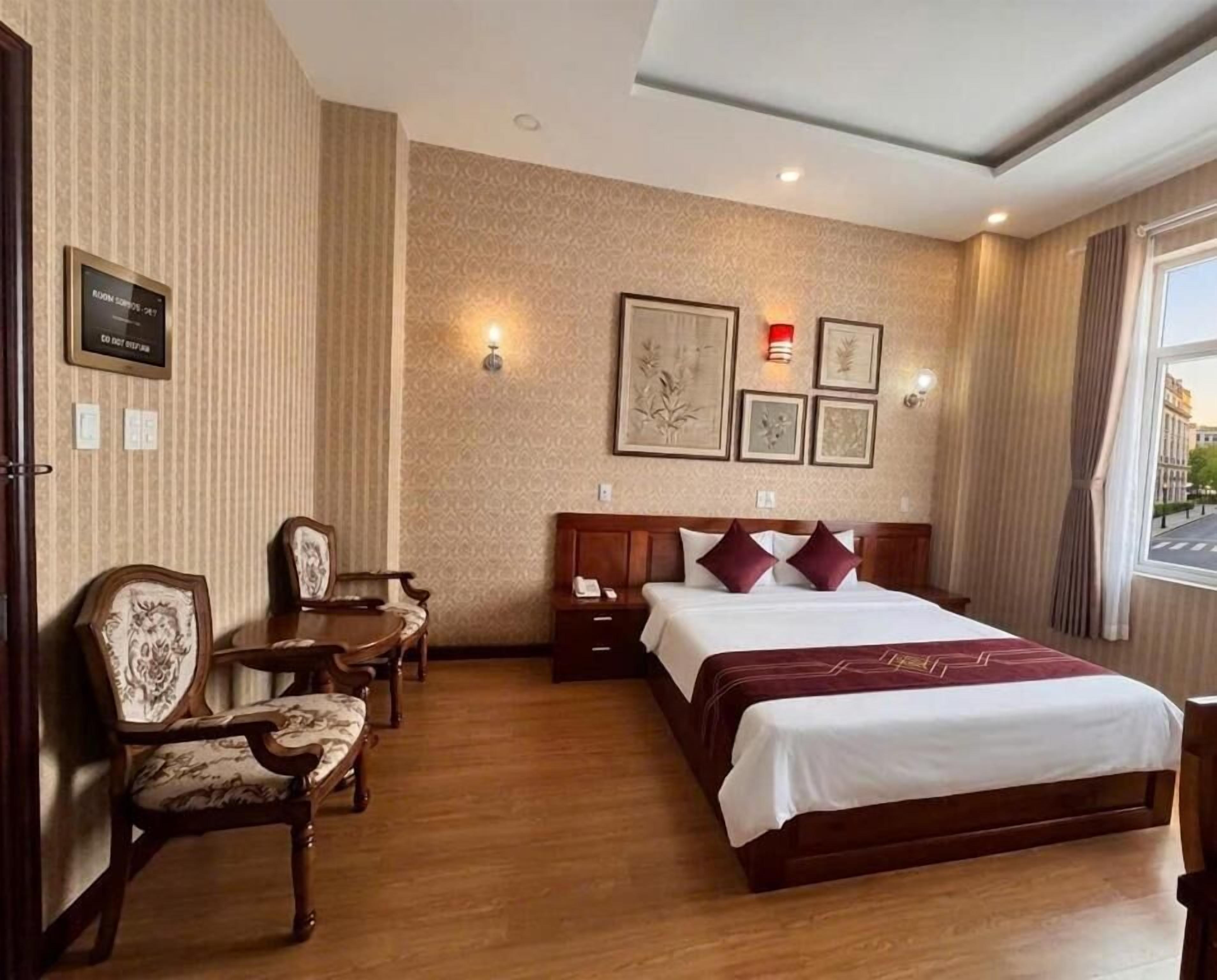 Quarto casal luxo | Escrivaninha, Wi-Fi de cortesia