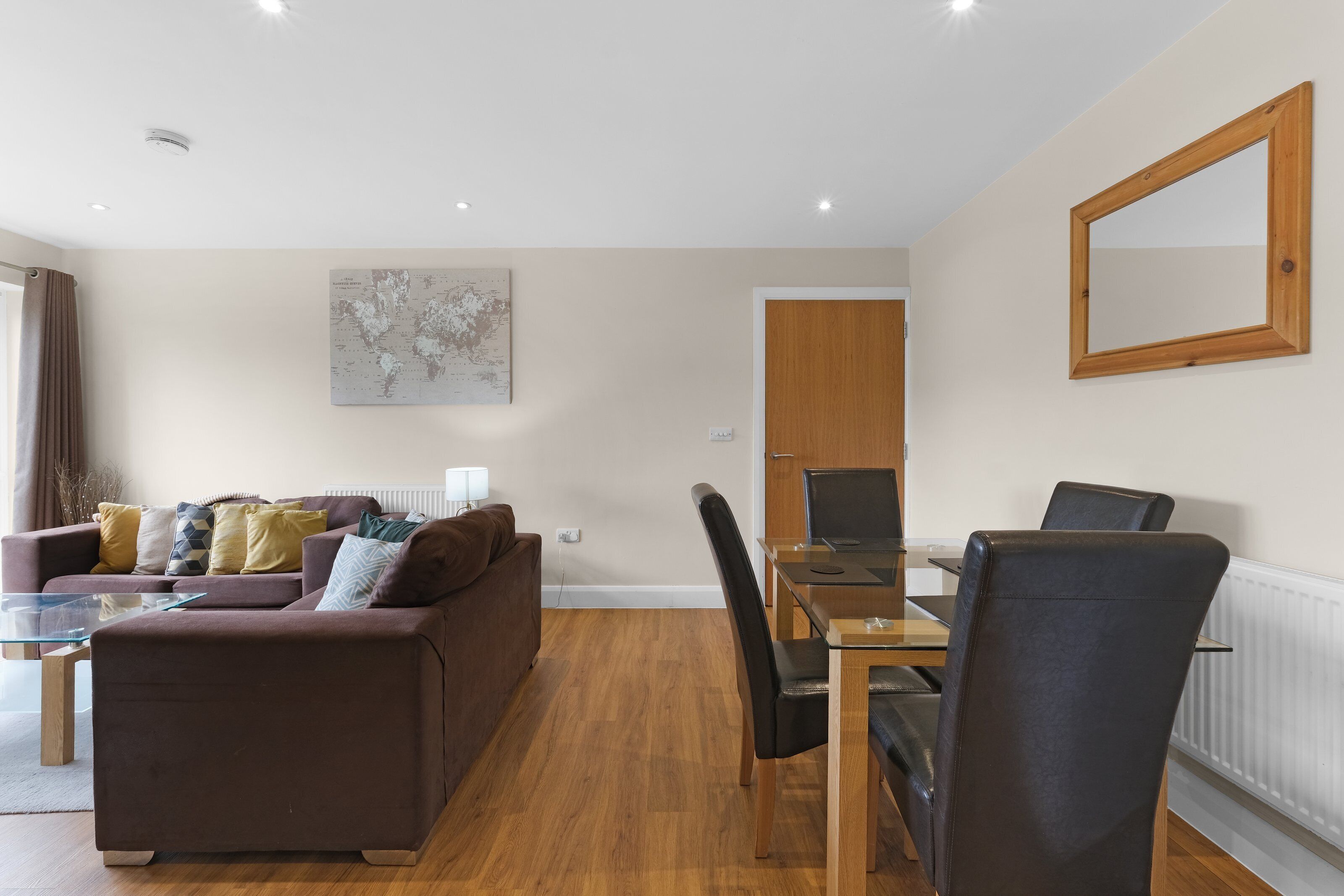 Family Apartment, Balcony | Living area | 42-inch Smart TV with digital channels, Netflix, streaming services