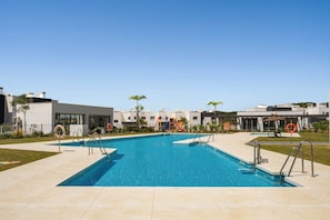 Pool - RDR559 - Seaview 2 Bed Apartment in Habitat Valle Romano (Estepona)