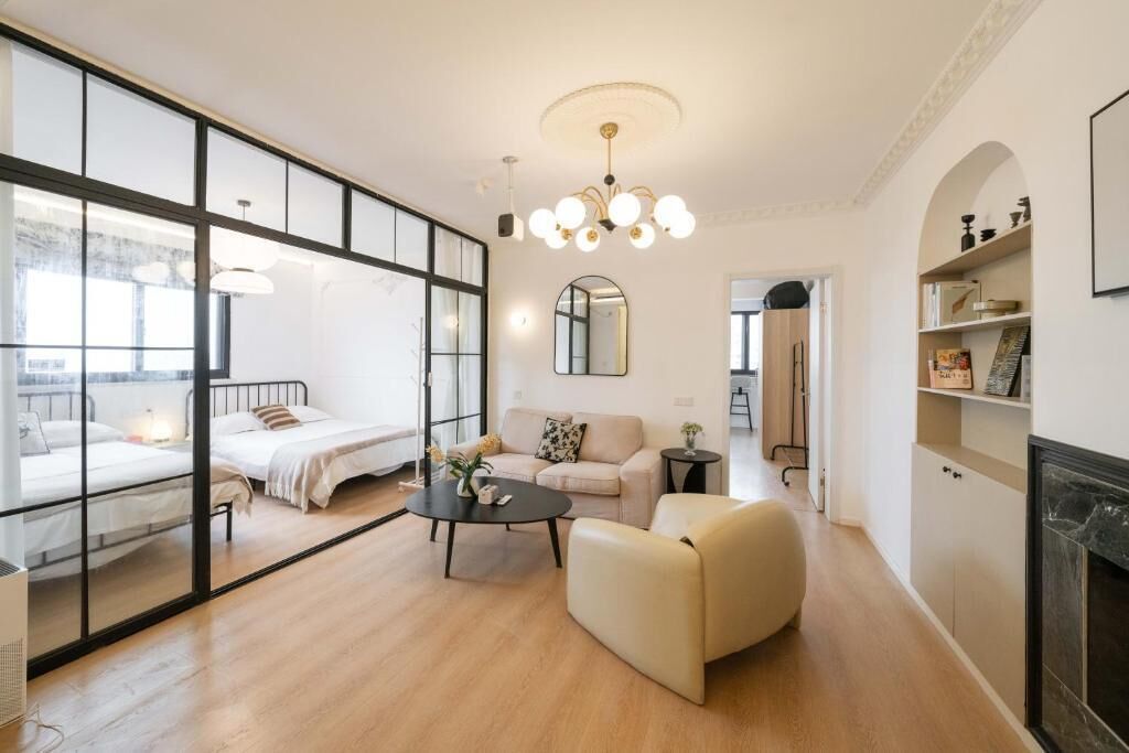 Apartamento panorâmico, 3 quartos, cozinha, vista para a cidade | Espaço de trabalho para notebook, cortinas blackout