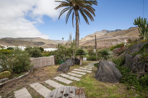 Finca Oaxaca - Casa Iguana, appartement charmant avec vue mer et montagne à Agaete