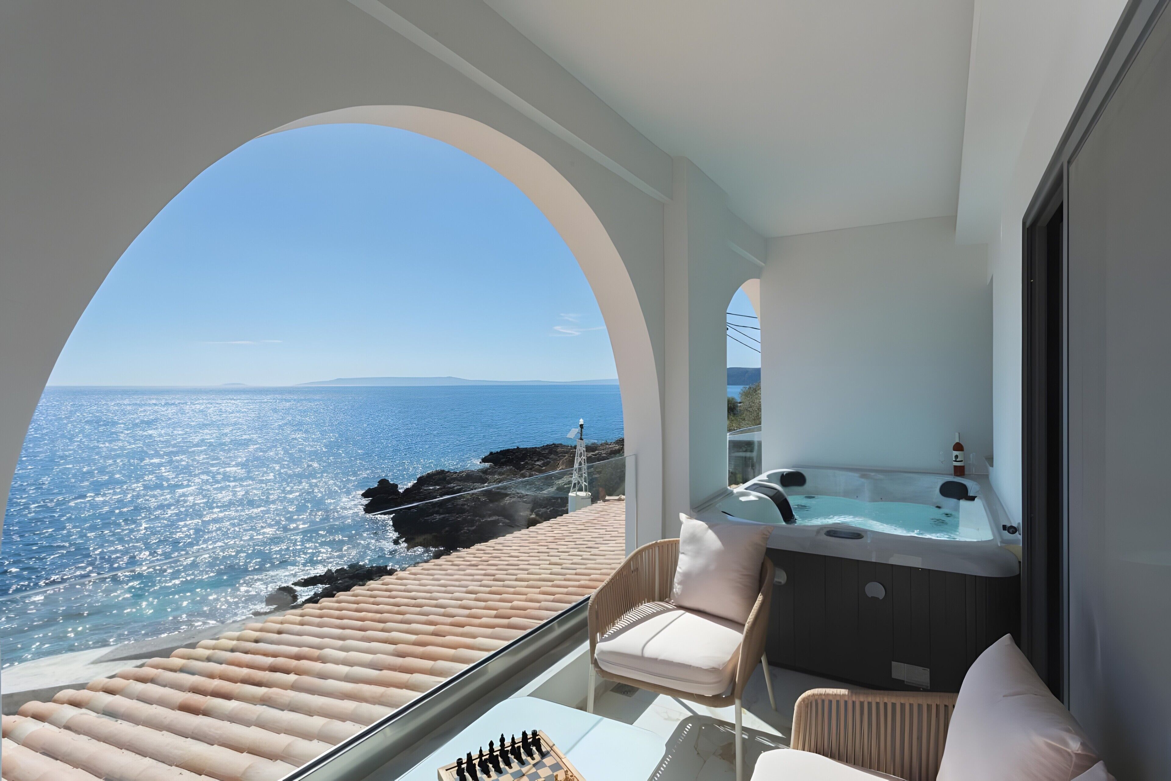 Bain à remous extérieur