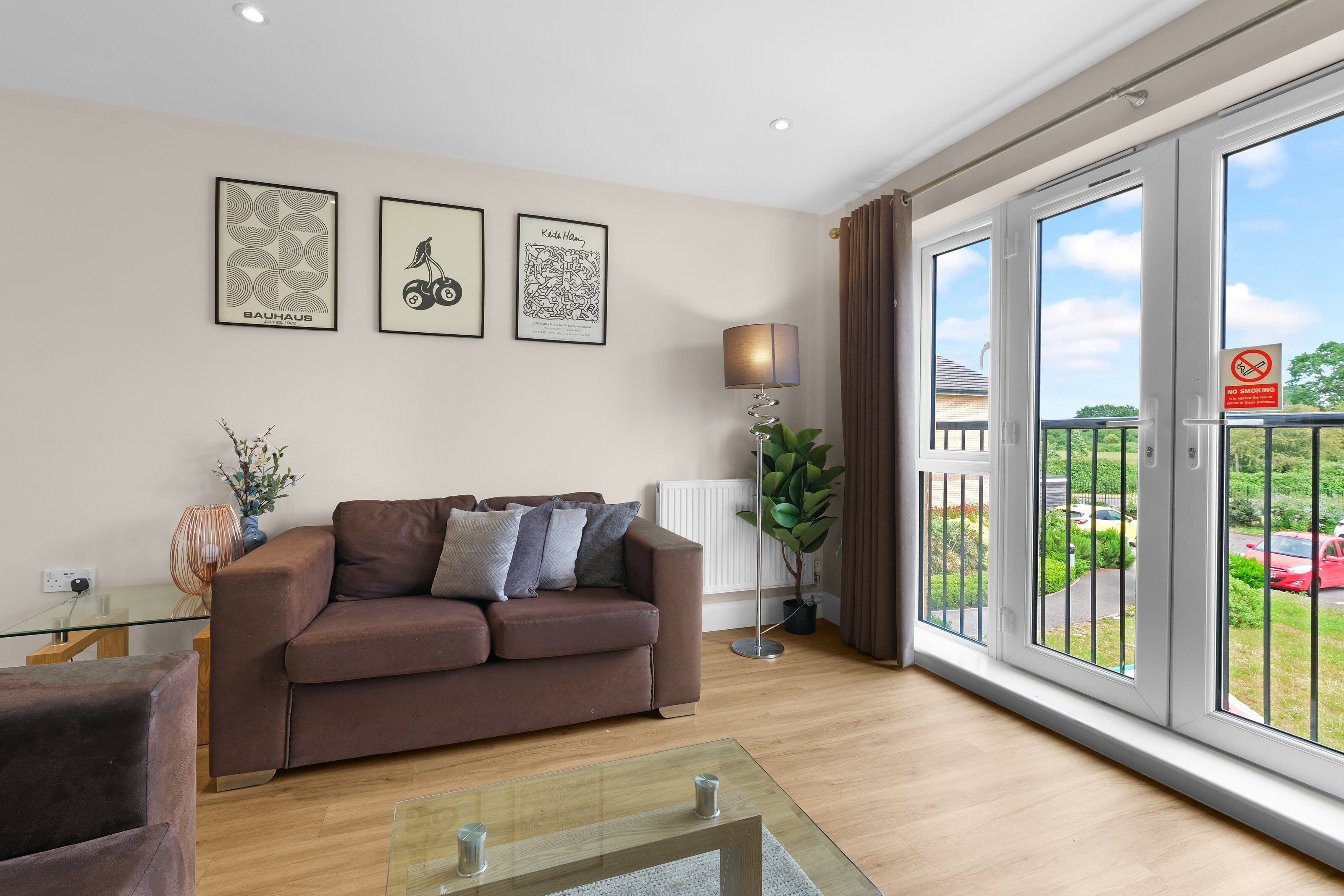 Family Apartment, Balcony | Living area | 42-inch Smart TV with digital channels, Netflix, streaming services