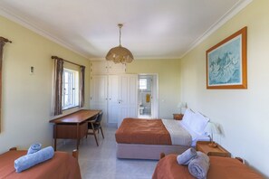 5 makuuhuonetta, silitysrauta/-lauta, Wi-Fi, vuodevaatteet