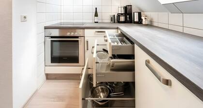 Apartment „Für 2 Personen 55 m²“ mit Bergblick, Gemeinschaftsterrasse und WLAN