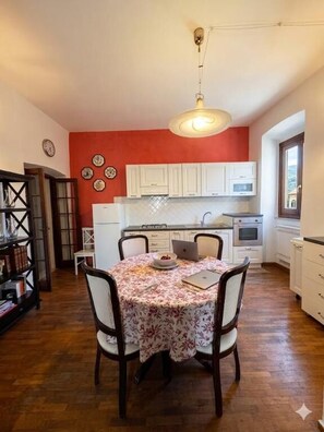 Apartamento júnior, sacada, vista para a cidade | Cozinha privada